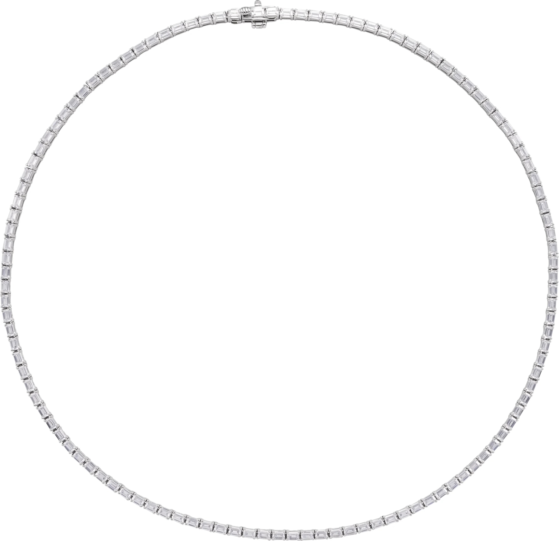 Lab-Grown Diamond Line Necklace