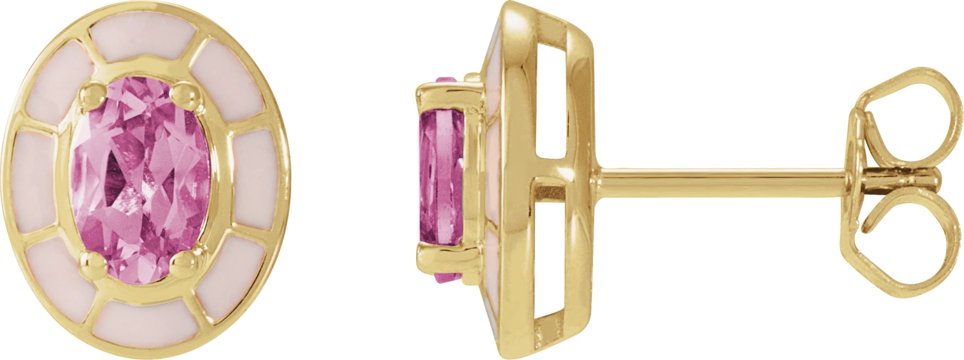 Solitaire Stud Earrings