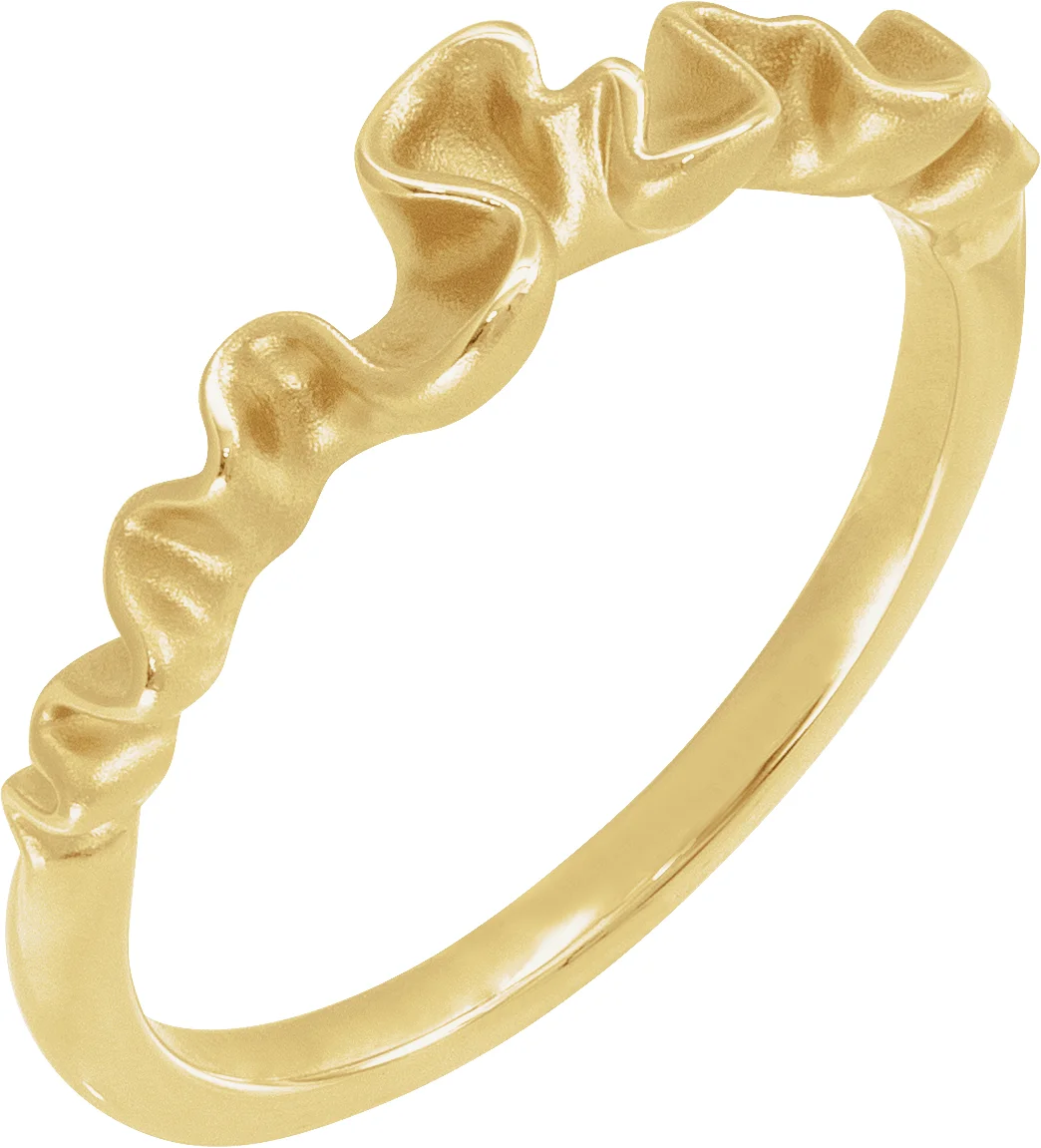Ribbon Stackable Ring