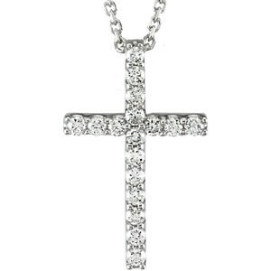 Petite Cross Necklace or Pendant