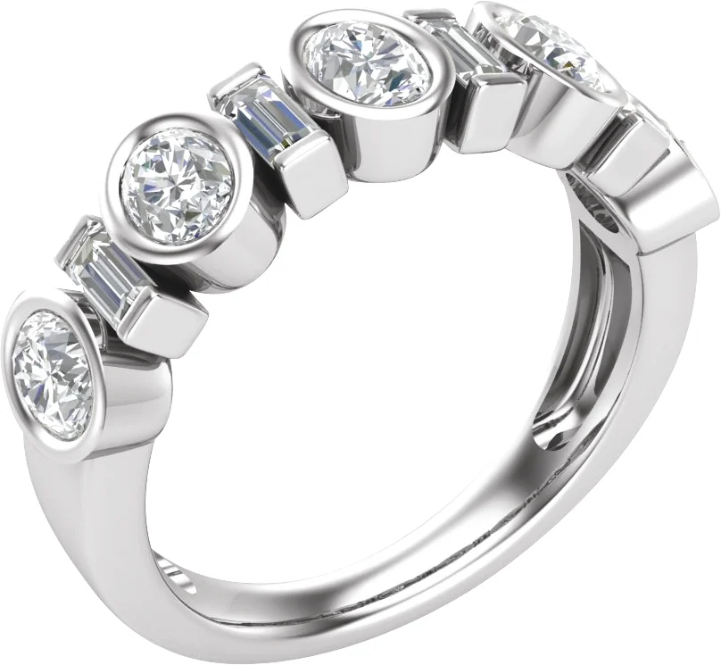 Multi-Shape Anniversary Band