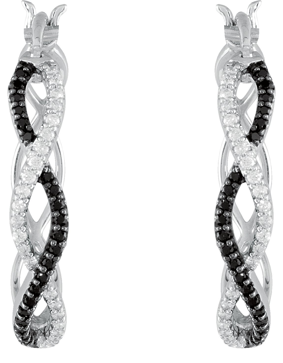 Accented Hoop Earrings