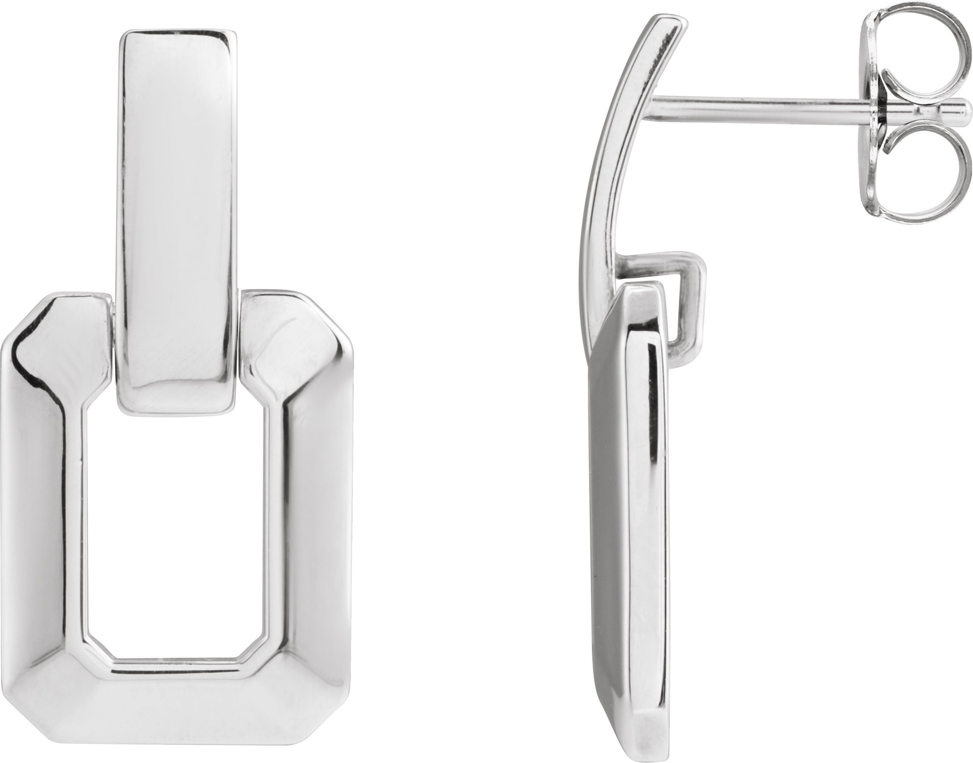 Geometric Drop Earrings