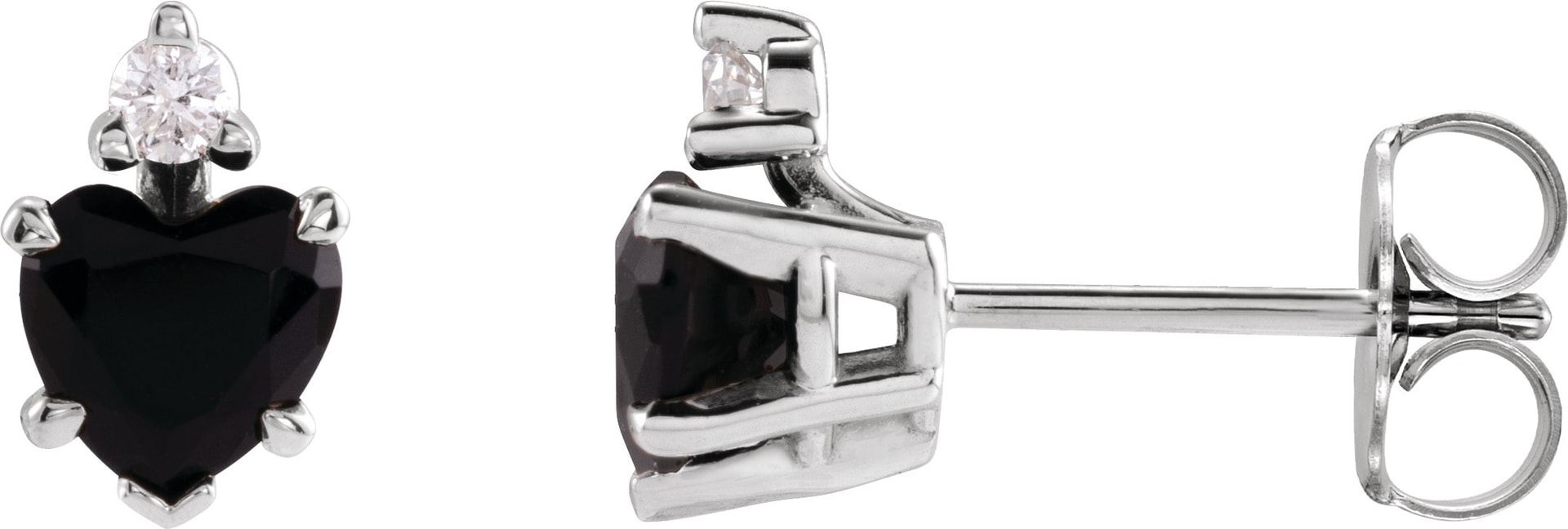 Accented Heart Earrings