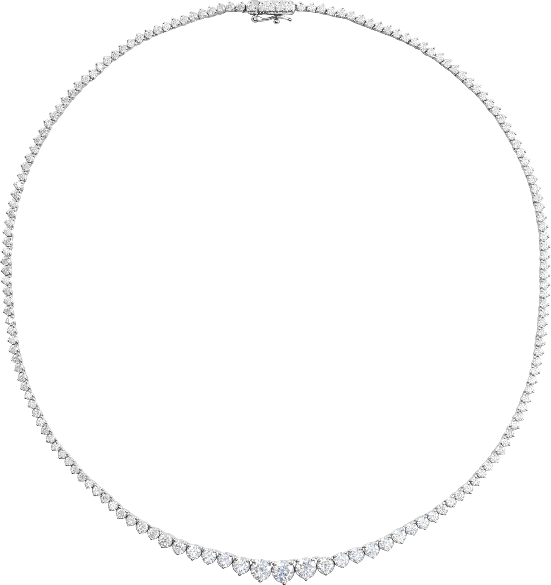 Lab-Grown Diamond Line Necklace