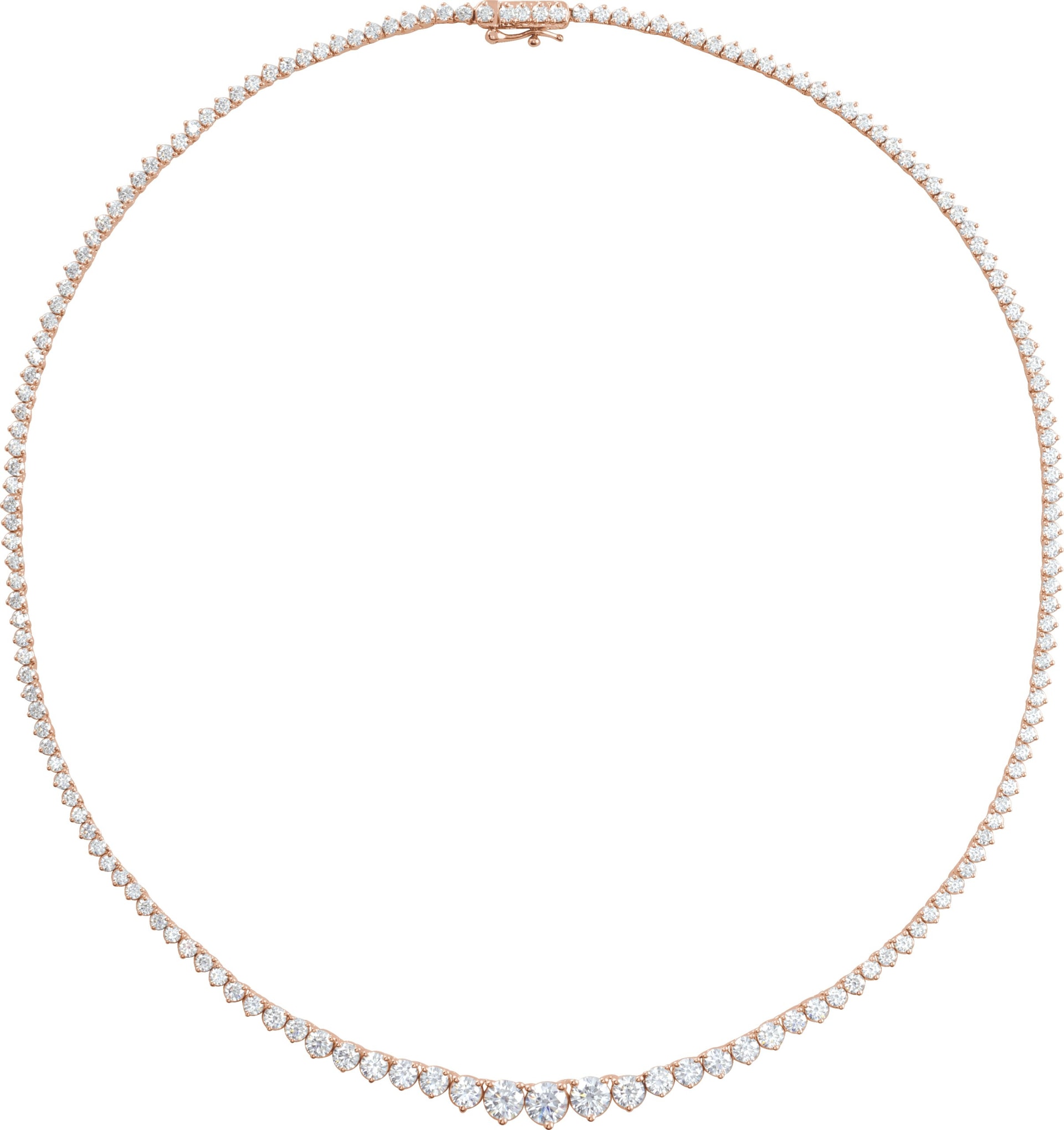 Lab-Grown Diamond Line Necklace