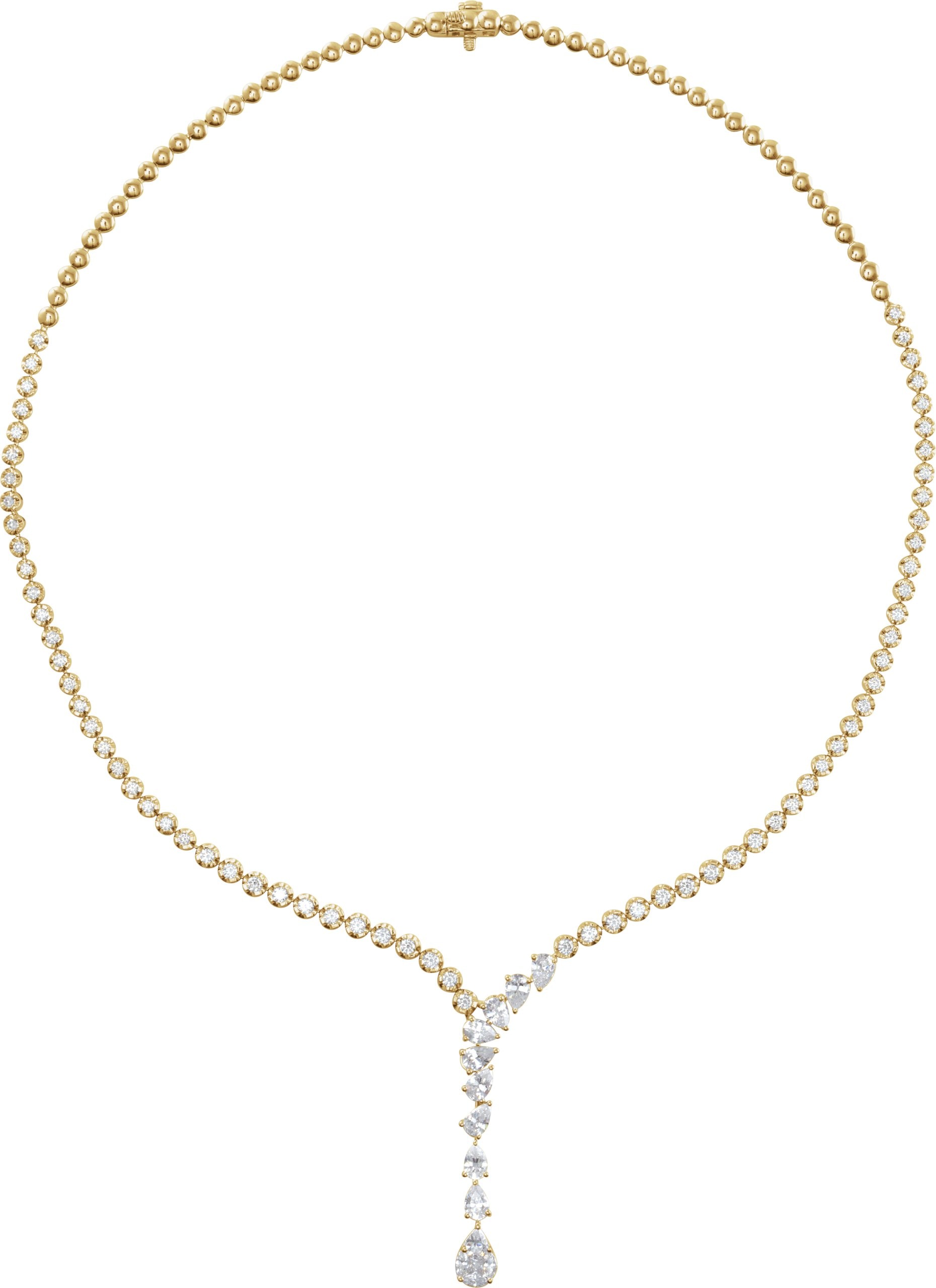 Lab-Grown Diamond Line Necklace