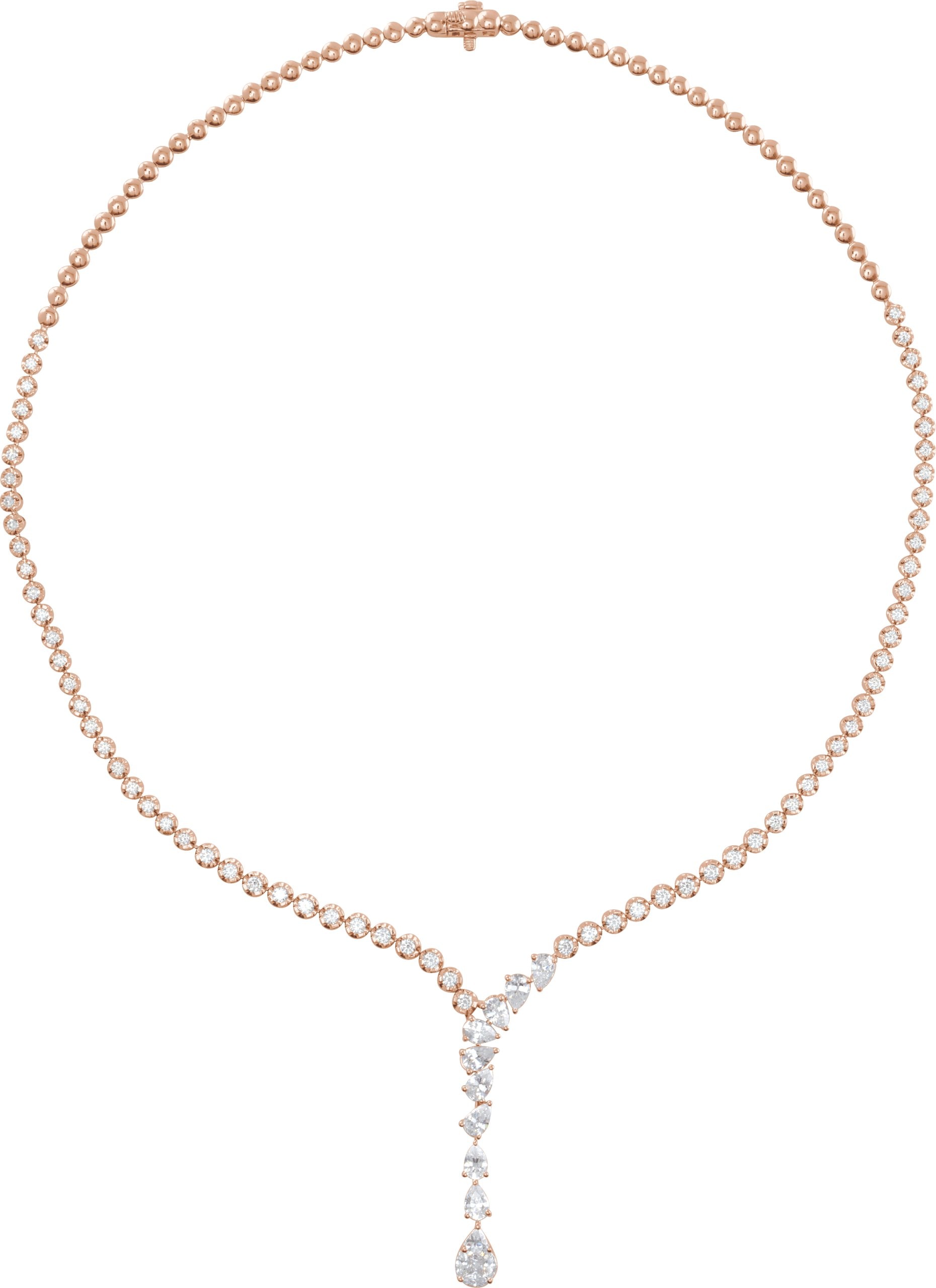 Lab-Grown Diamond Line Necklace
