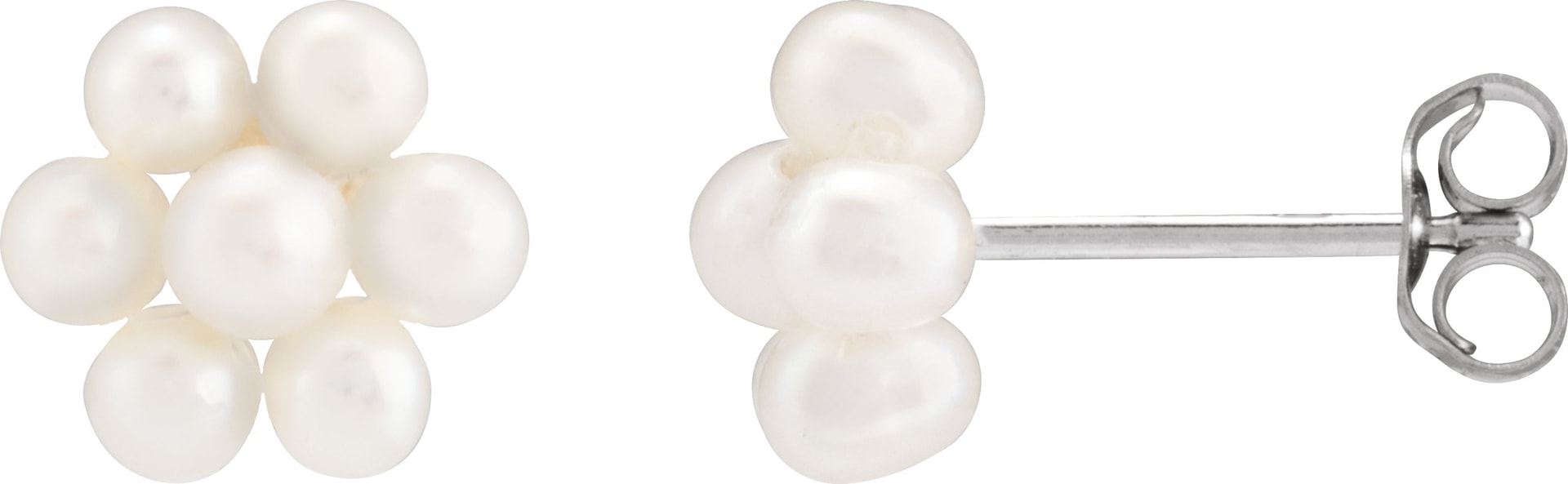 Floral Pearl Earrings