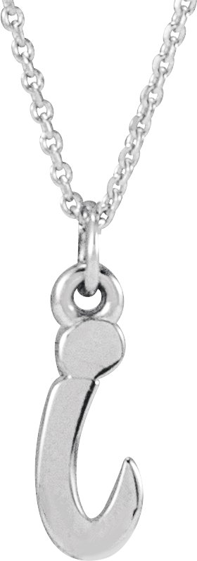 Petite Initial Necklace or Pendant