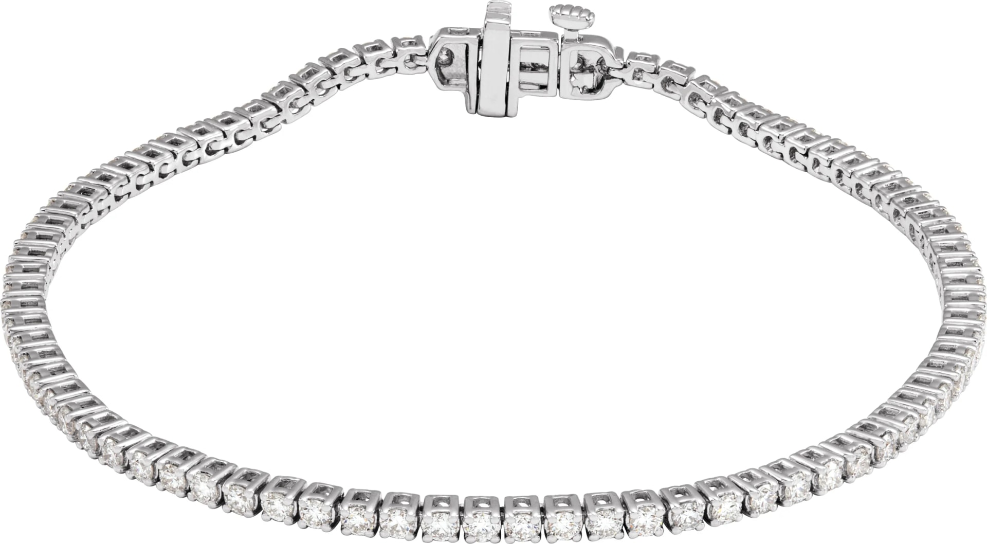Lab-Grown Diamond Line Bracelet