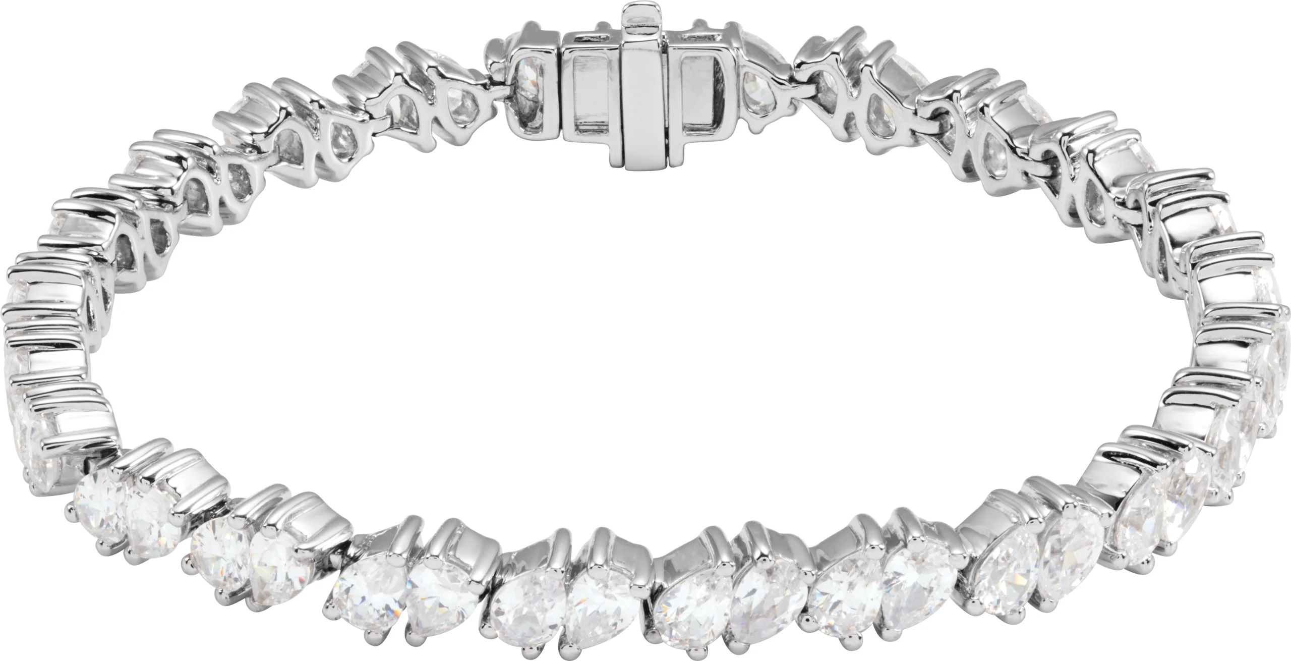 Lab-Grown Diamond Line Bracelet
