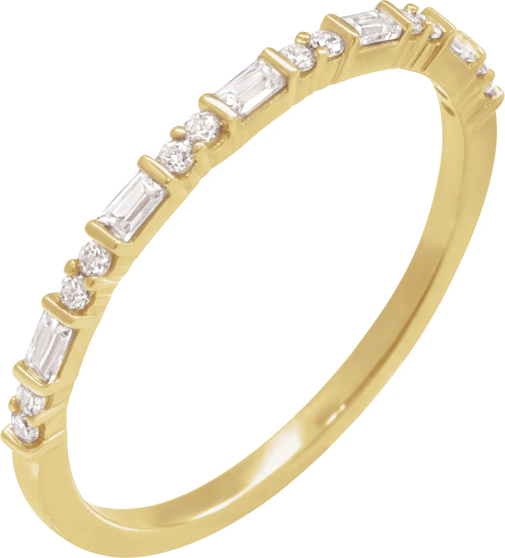 Stackable Accented Ring