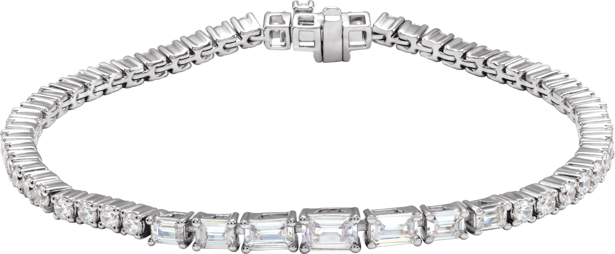 Lab-Grown Diamond Line Bracelet