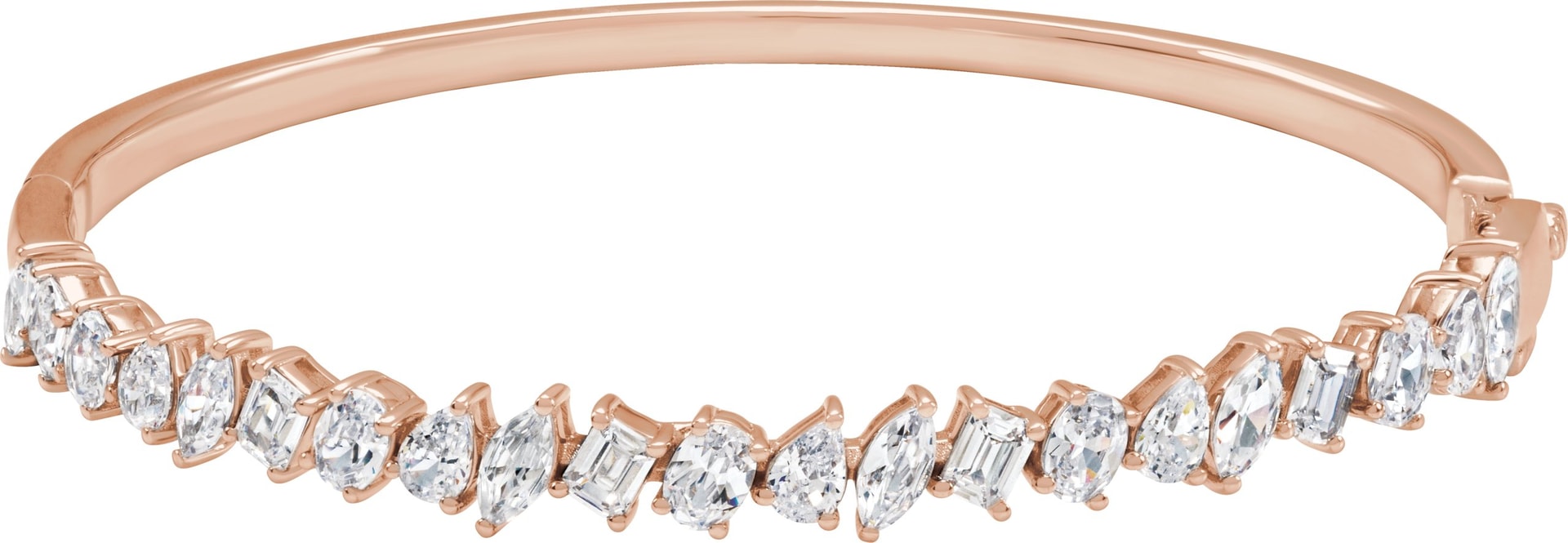 Lab-Grown Diamond Bangle Bracelet