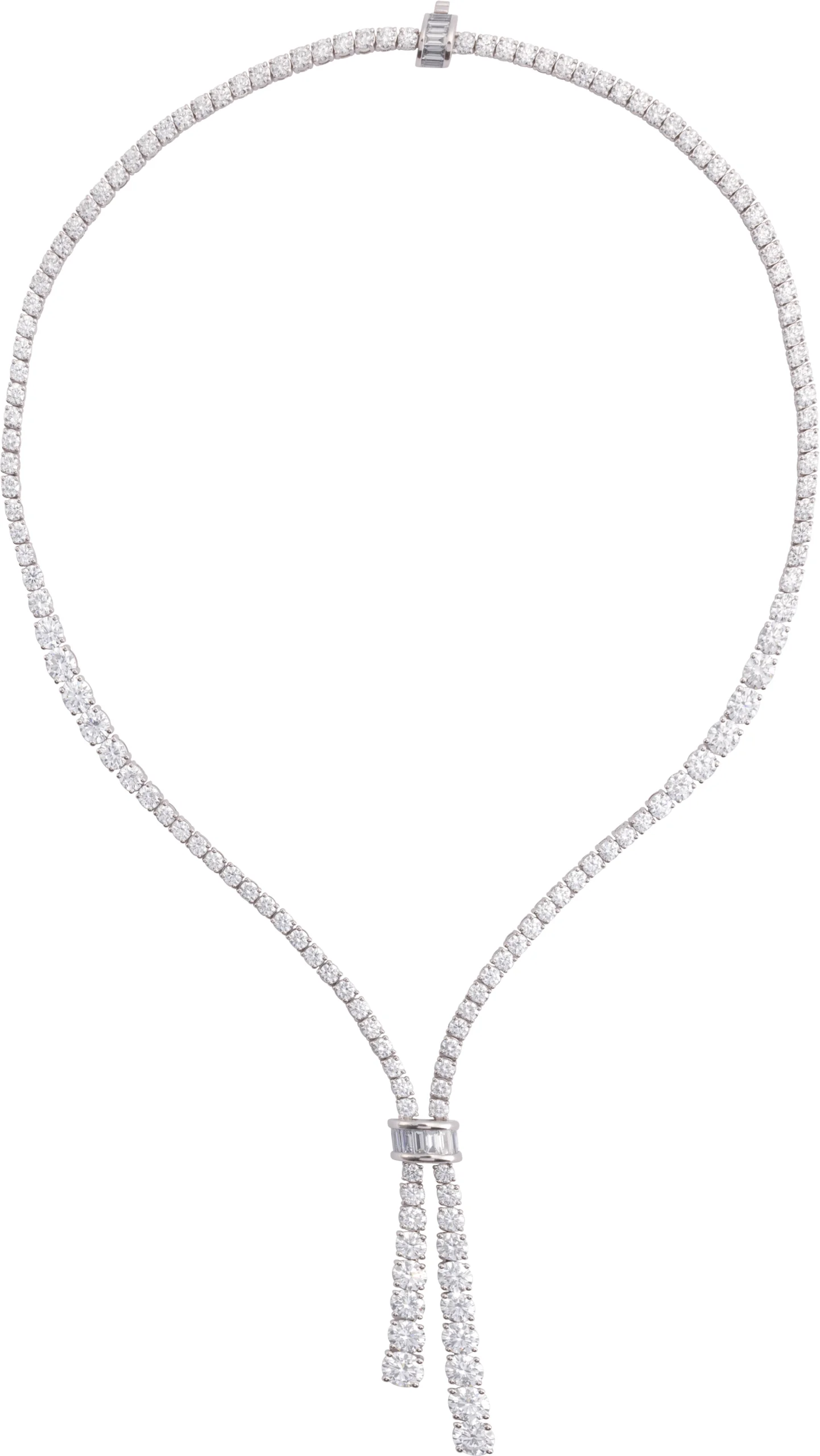Lab-Grown Diamond Line Necklace