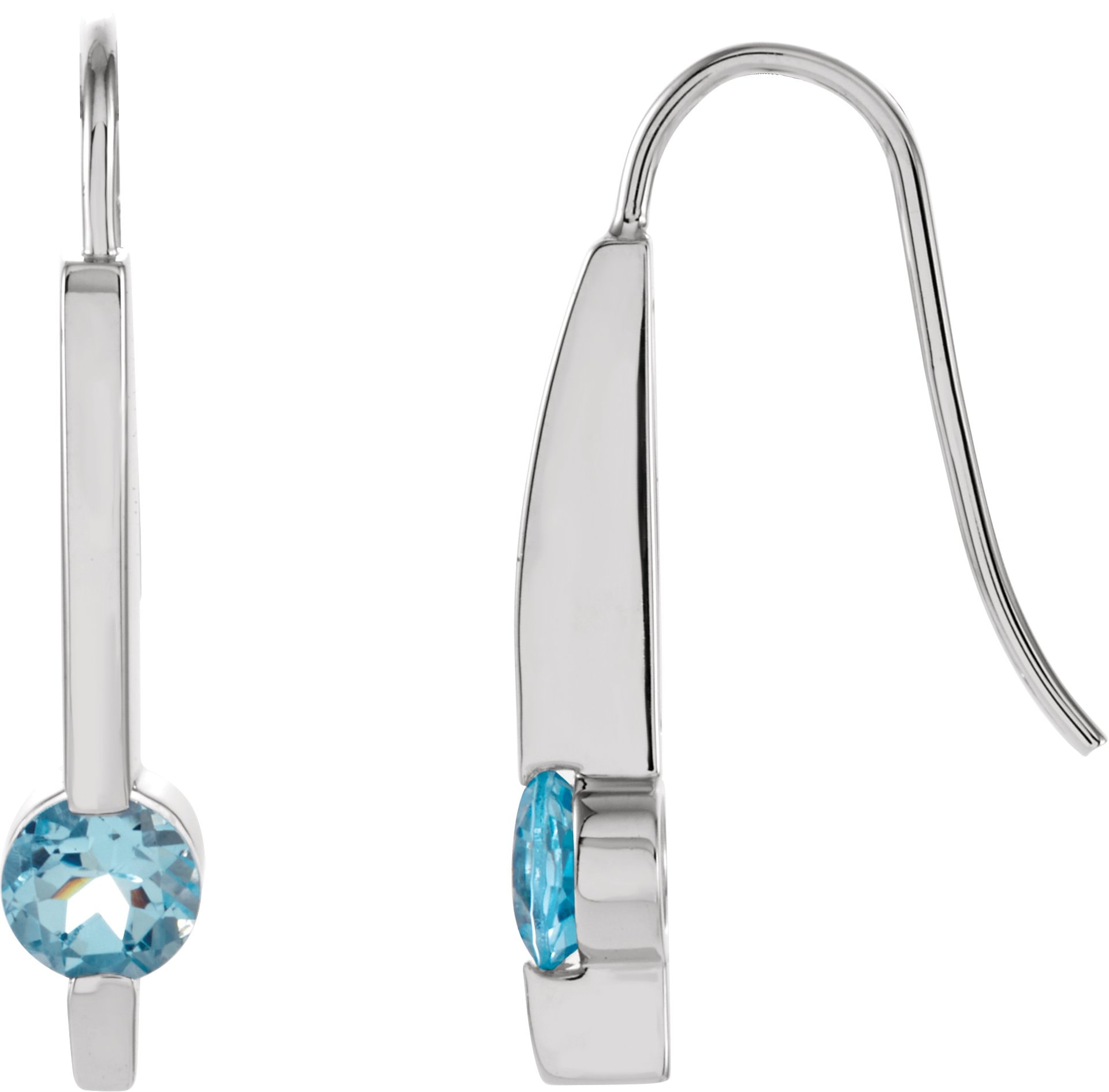 Accented Bar Earrings