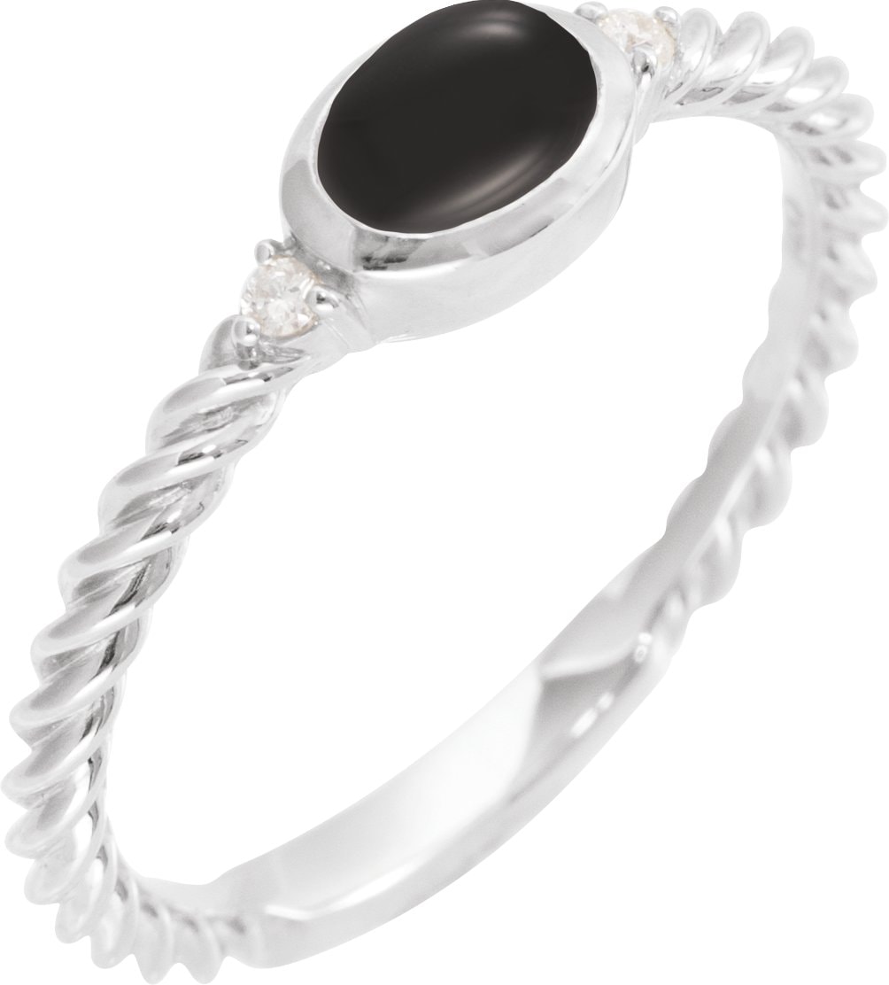 Accented Cabochon Ring