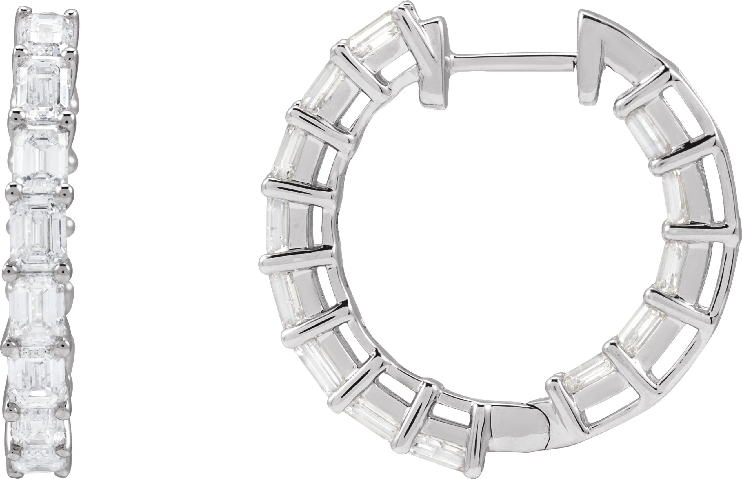 Inside-Outside Hoop Earrings