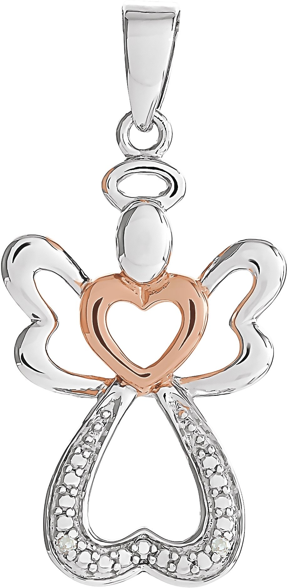 Accented Angel Pendant