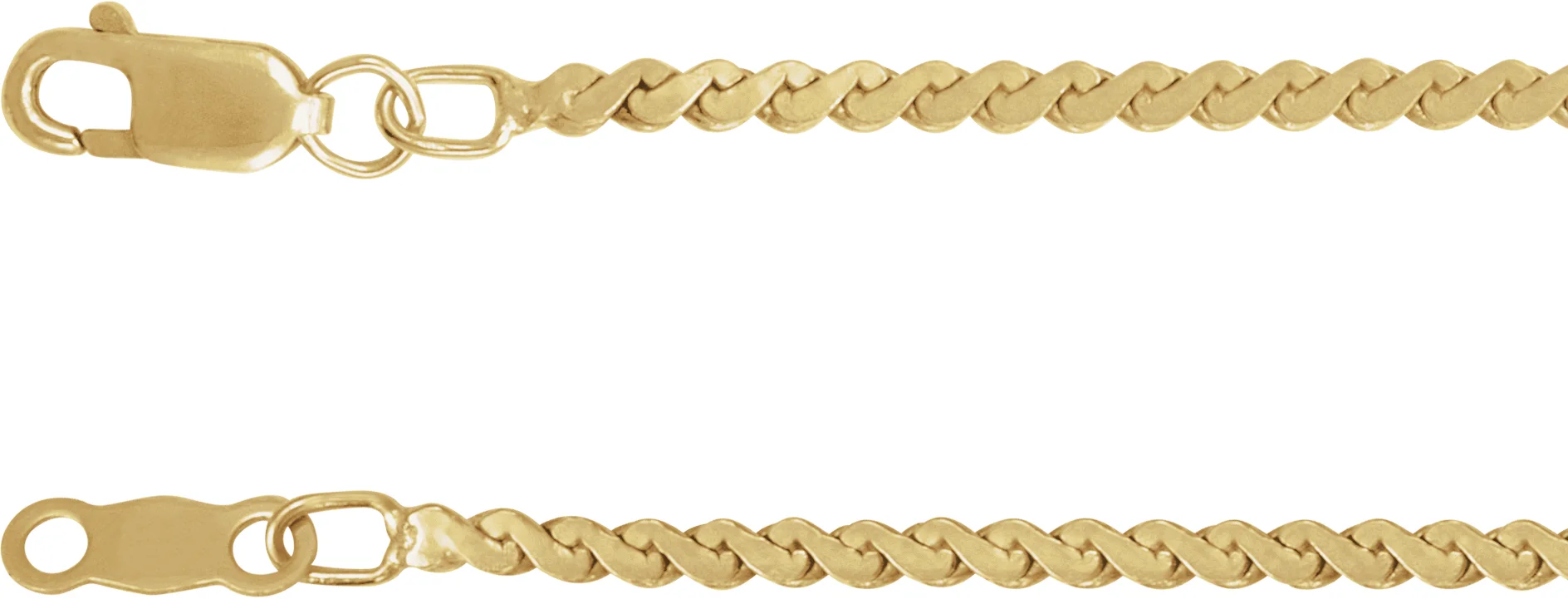 1.7 mm Serpentine Chain