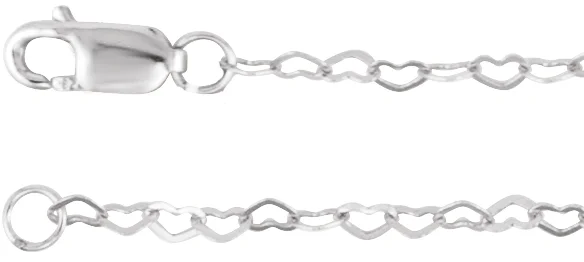1.9 mm Heart Chain