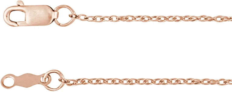 1.25 mm Rope Chain