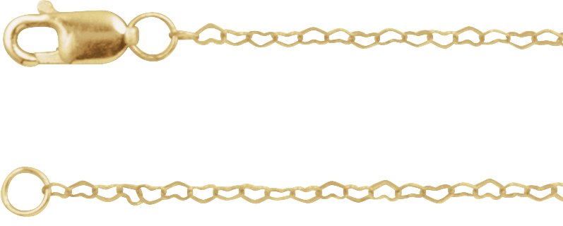 .8 mm Heart Chain