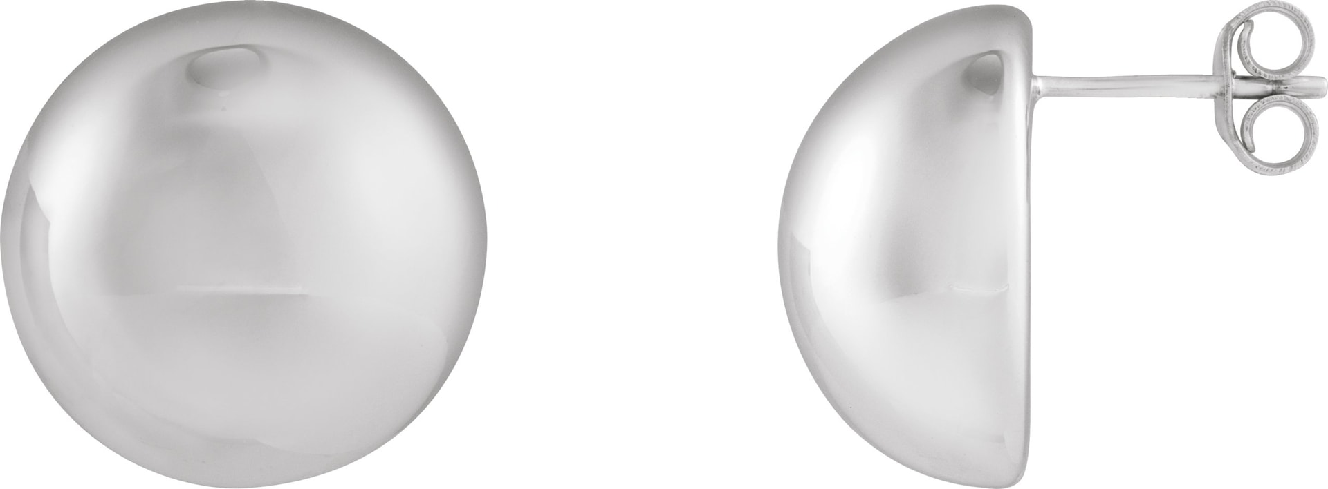 Electroform Domed Earrings