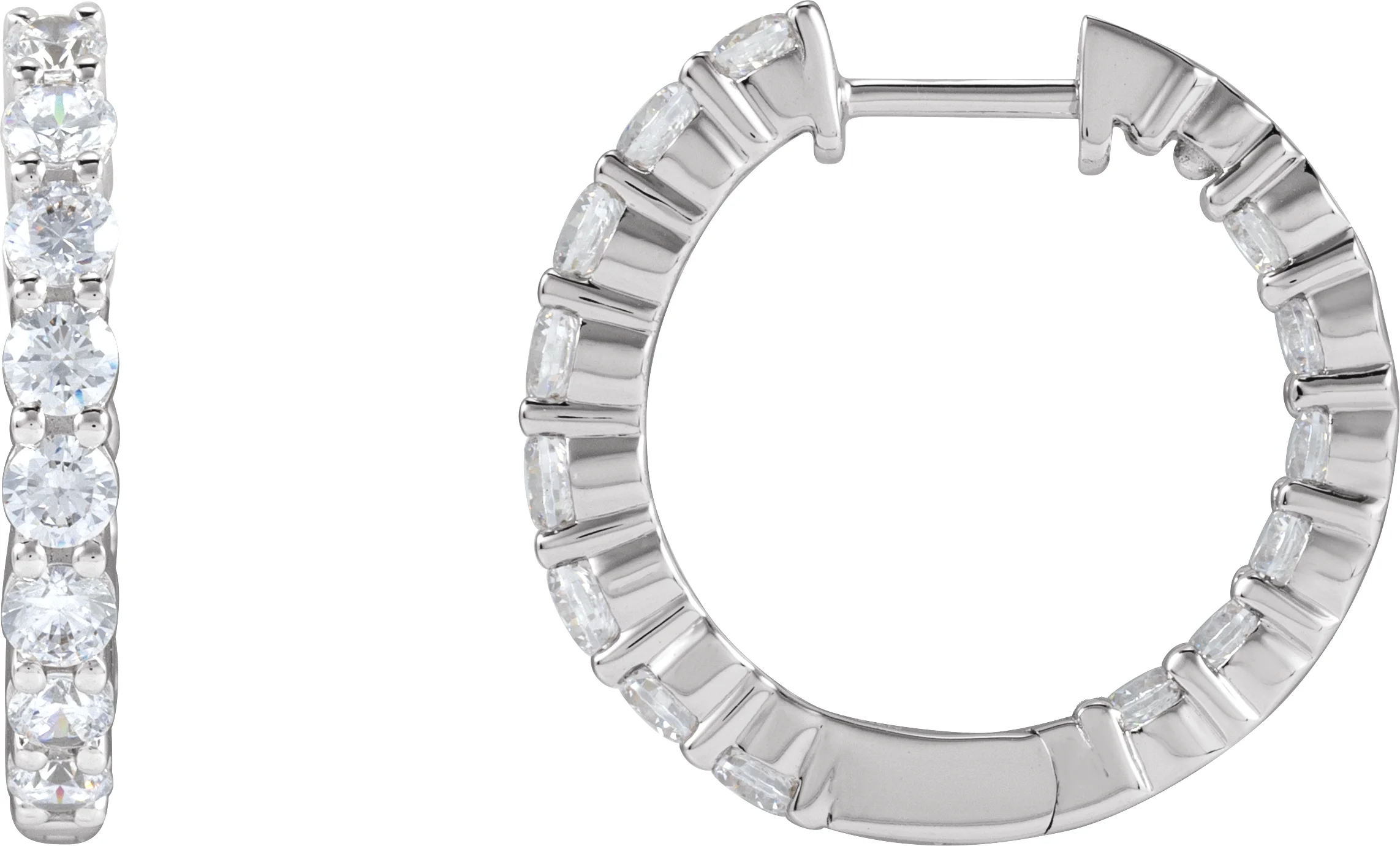 Inside-Outside Hoop Earrings