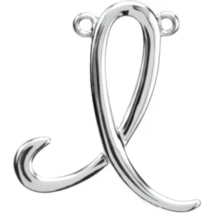 Script Initial Necklace