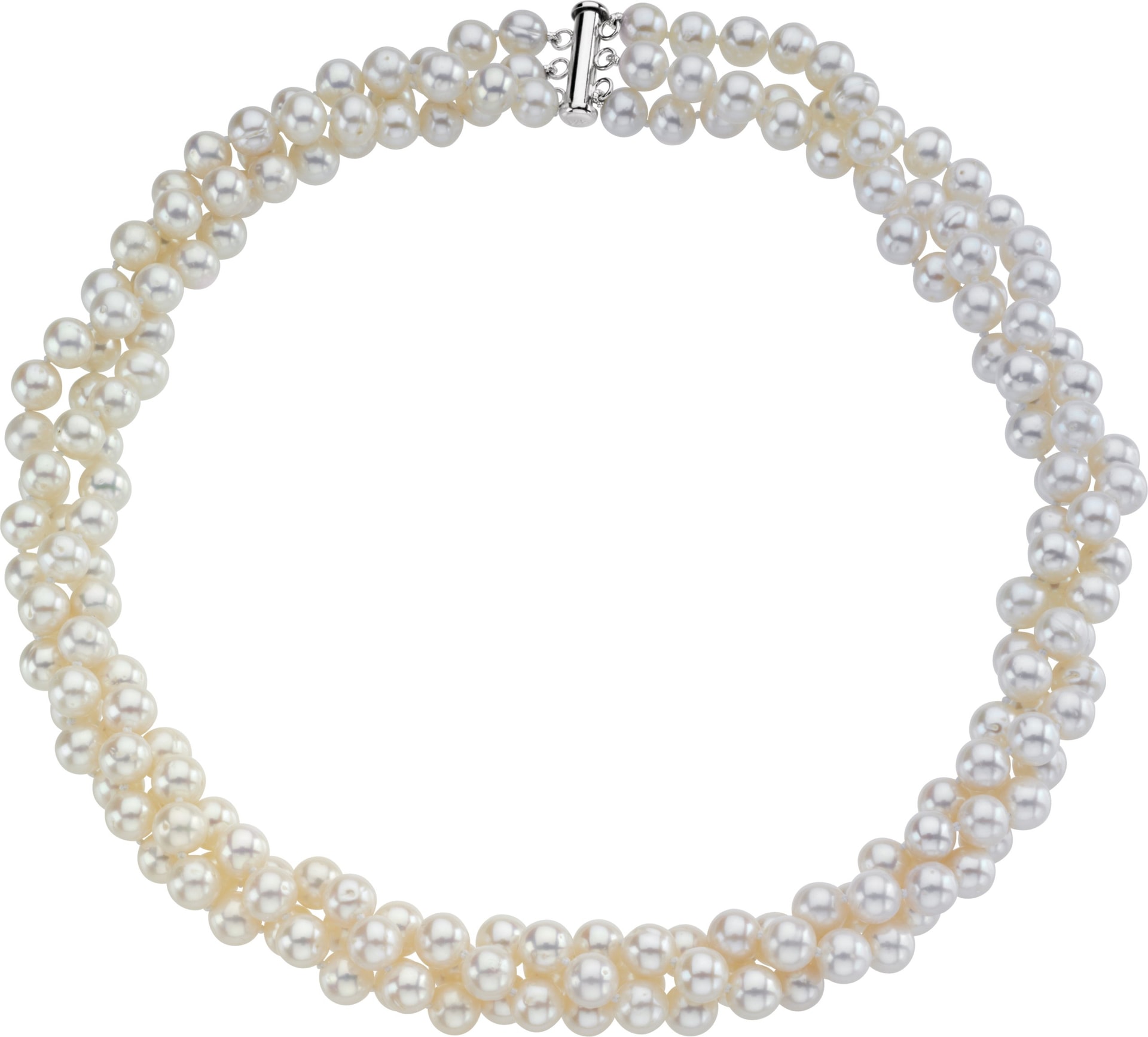 Pearl 3-Strand Necklace
