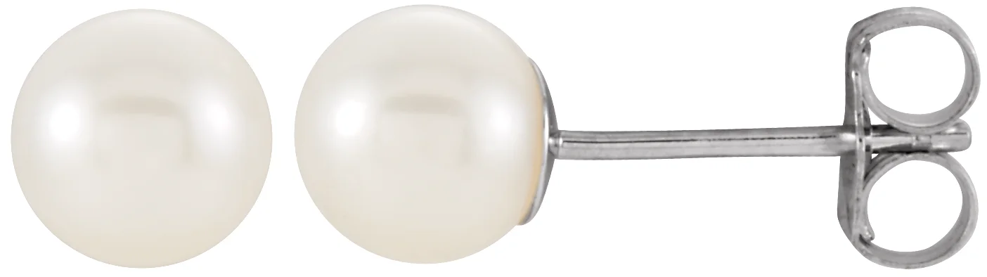 Pearl Stud Earrings