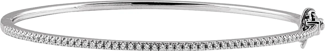 Pavé-Style Bangle Bracelet