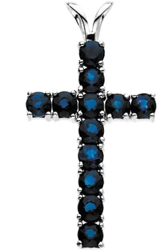 Accented Cross Pendant