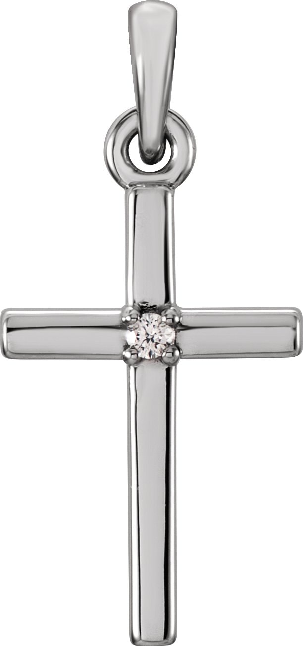 Birthstone Cross Pendant