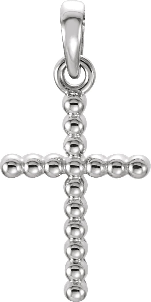 Beaded Cross Necklace or Pendant