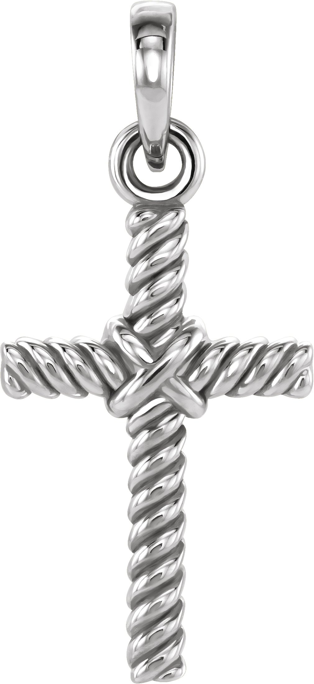 Rope Cross Pendant