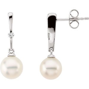 Accented Pearl Earrings