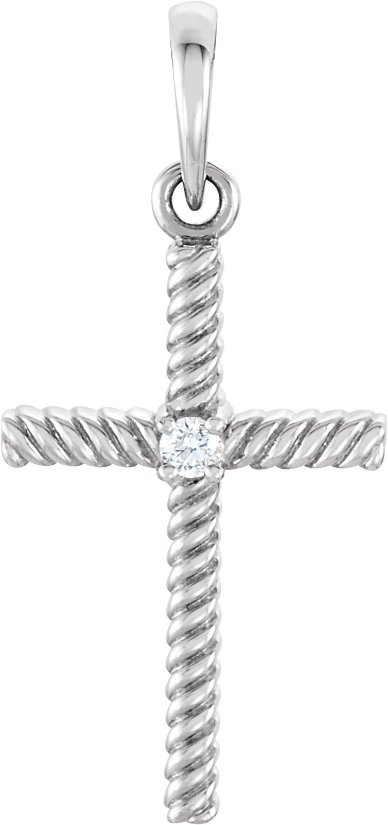 Rope Cross Pendant