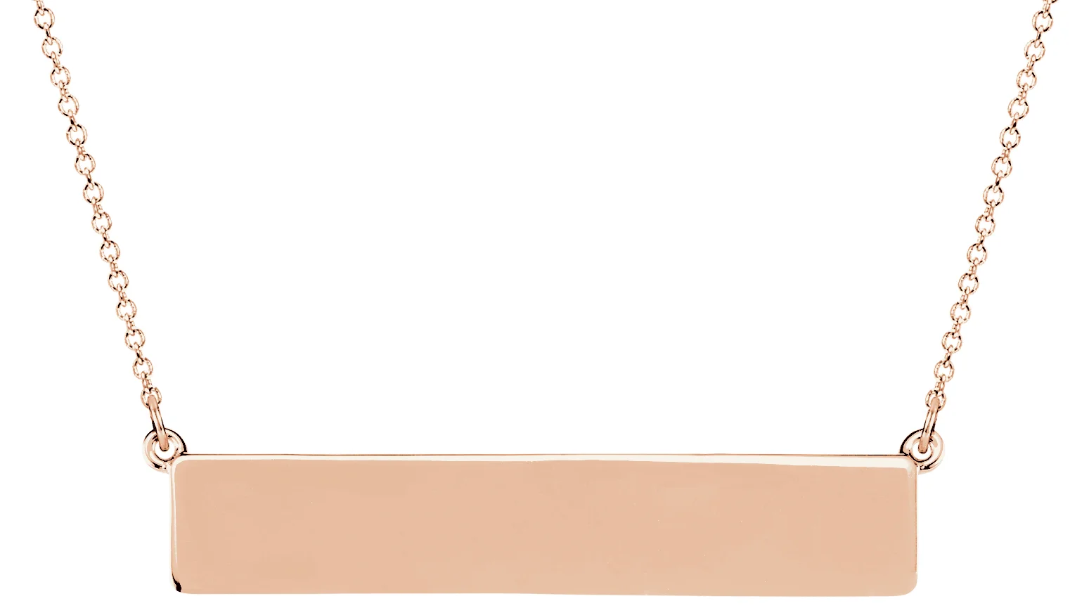 Be Posh® Engravable Bar Necklace