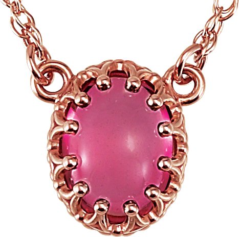 Cabochon Crown Necklace or Center