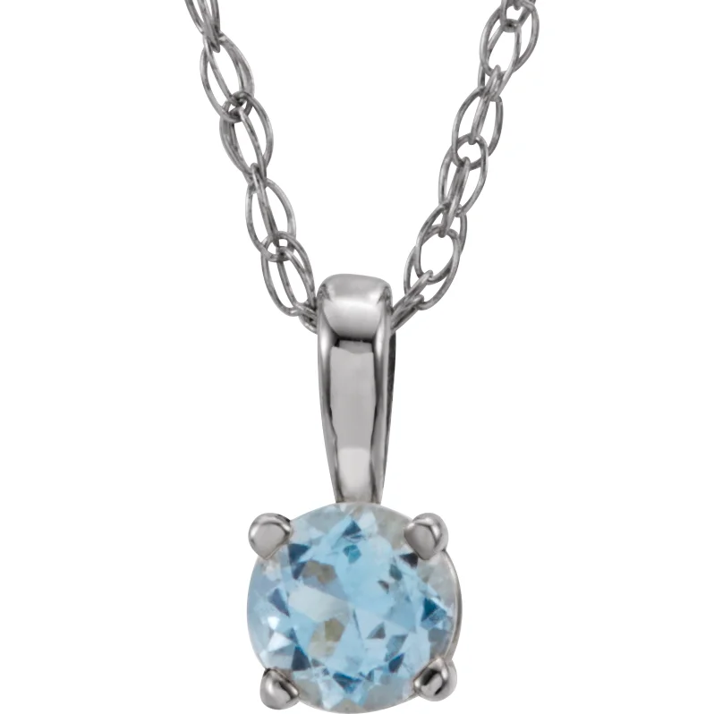 Youth Birthstone Necklace or Pendant  