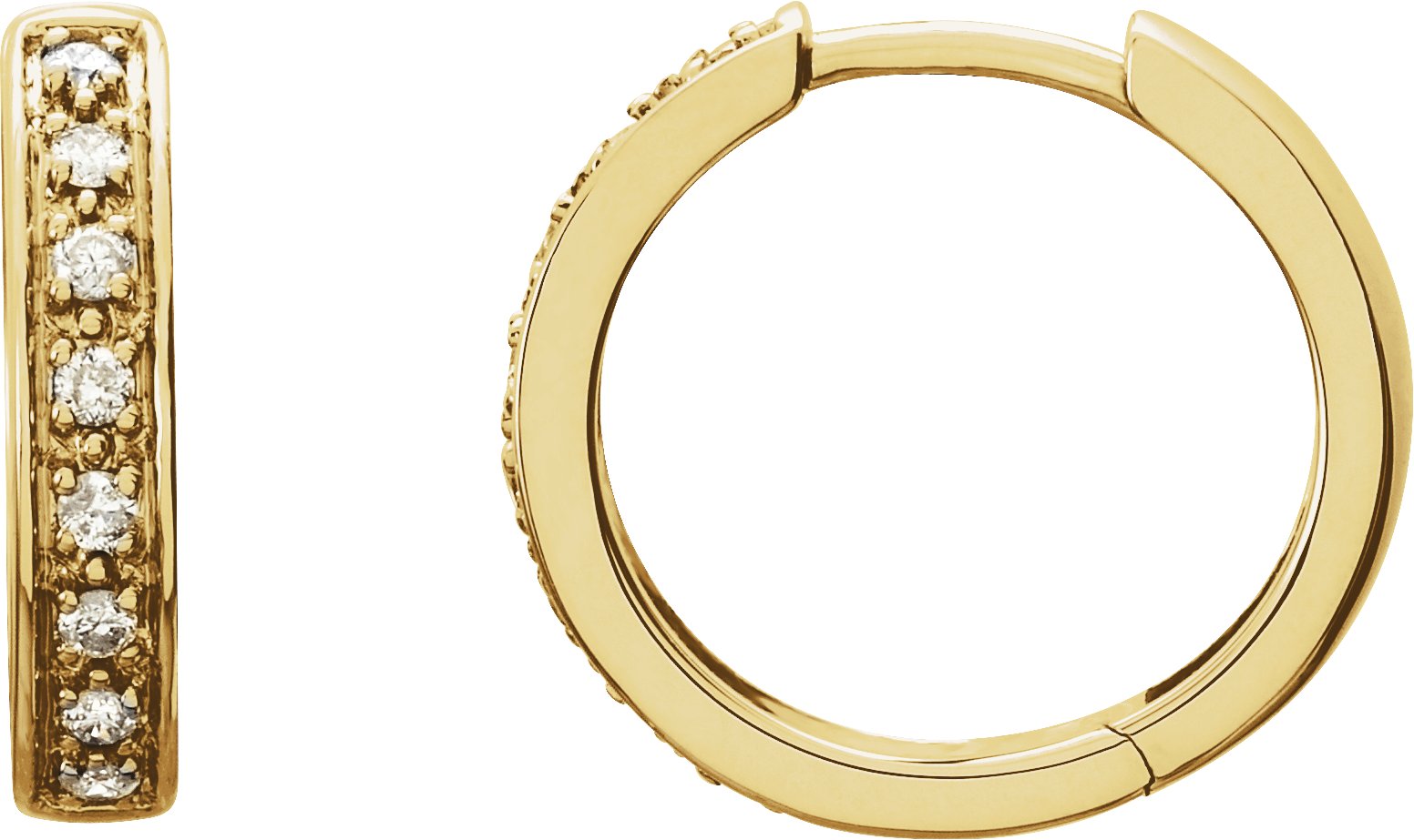 Accented Hoop Earrings
