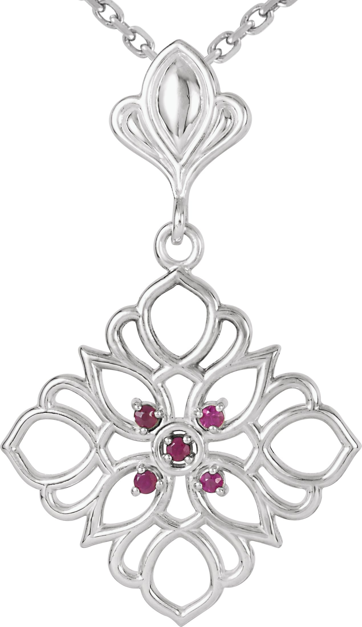 Floral Necklace or Pendant