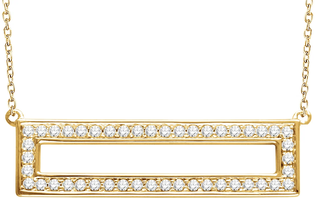 Rectangle Bar Necklace