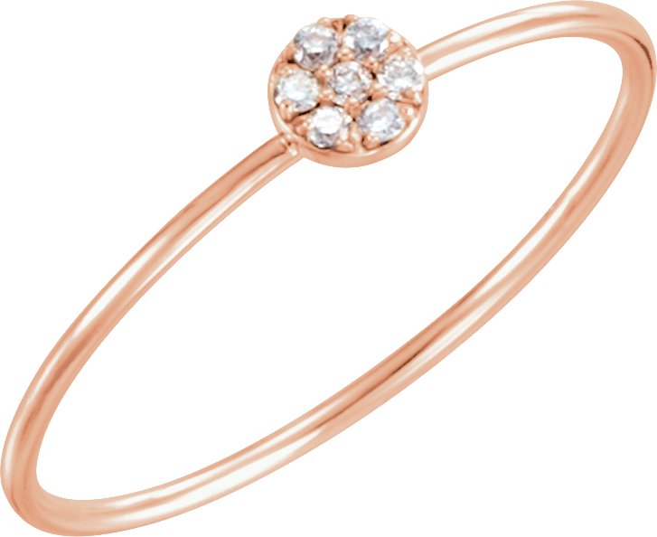 Petite Cluster Ring