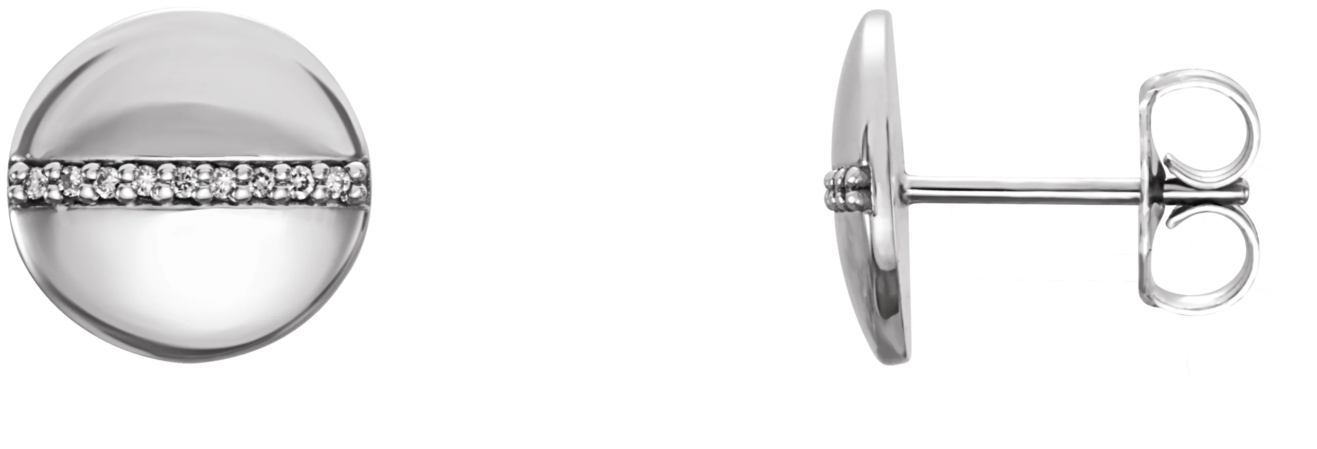 Accented Circle Earrings