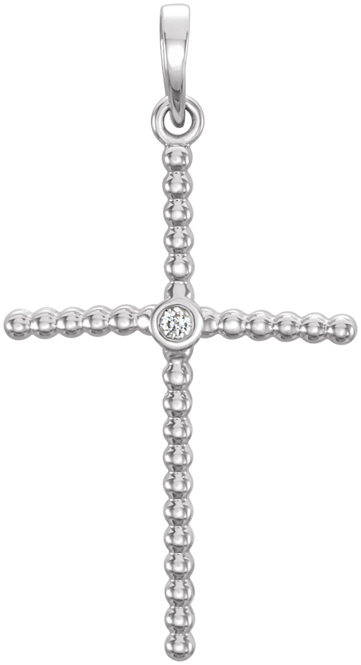 Beaded Cross Pendant