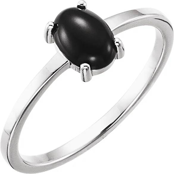 Cabochon Solitaire Ring